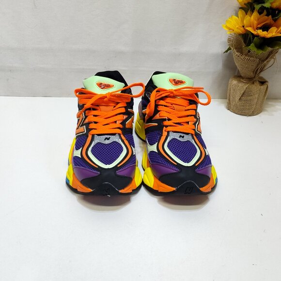 New Balance 9060 Prism Purple Vibrant Spring U9060NBX Men 8.5 Mesh/Leather Upper - Picture 5 of 16